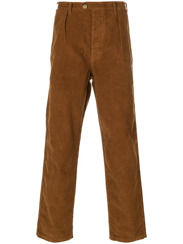 Bleu De Paname Suedois Corduroy Trousers - Brown