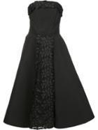 Christian Siriano Strapless Ball Gown, Women's, Size: 6, Black, Silk