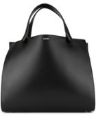 Jil Sander Wrinkled Effect Tote - Black