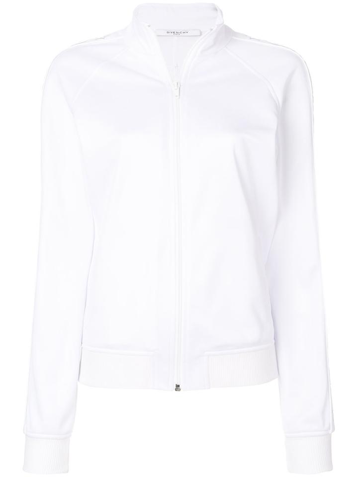Givenchy Branded Side Stripe Track Jacket - White
