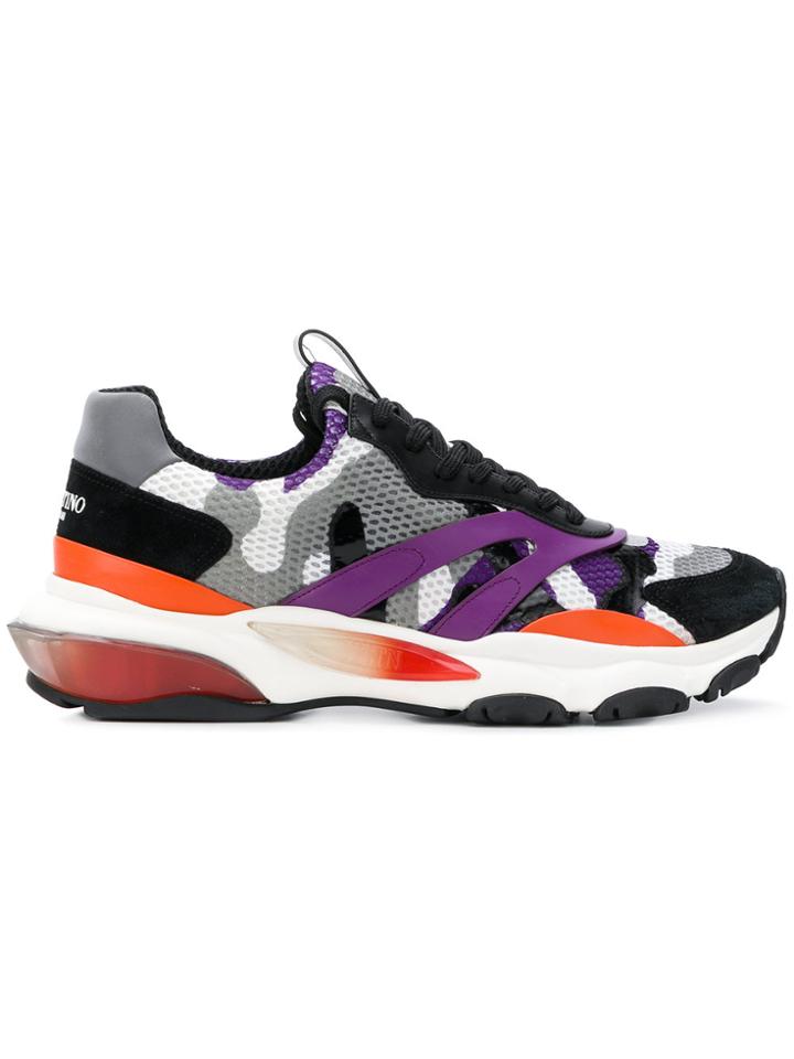 Valentino Camouflage Bounce Sneakers - Multicolour