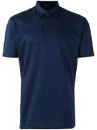 Ermenegildo Zegna Knitted Polo Top, Men's, Size: 50, Blue, Cotton
