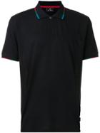 Ps By Paul Smith Contrast Trim Collar Polo Shirt - Blue