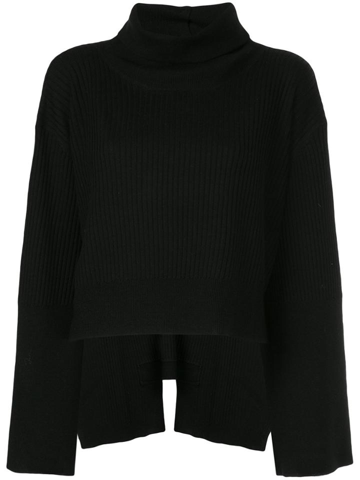 Taylor Cape Sleeve Jumper - Black