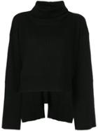 Taylor Cape Sleeve Jumper - Black