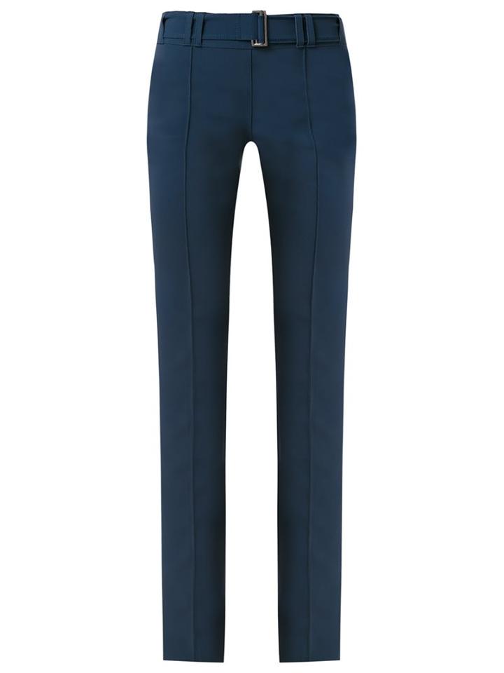 Gloria Coelho Flared Trousers, Women's, Size: P, Blue, Elastodiene/polyamide