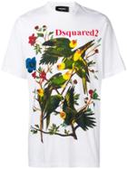 Dsquared2 Birds Motif T-shirt - White
