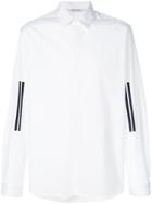 Neil Barrett Classic Shirt With Stripes On Sleeves - White