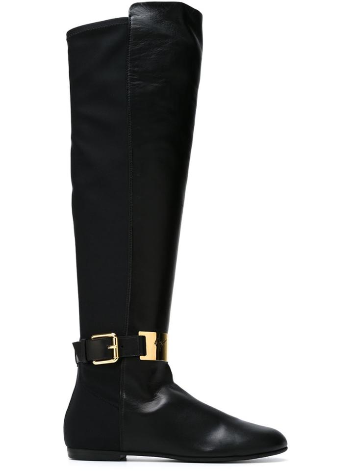 Giuseppe Zanotti Design Bi-material Boots - Black
