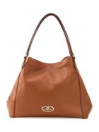 Coach Edie Tote Bag, Women's, Brown, Leather