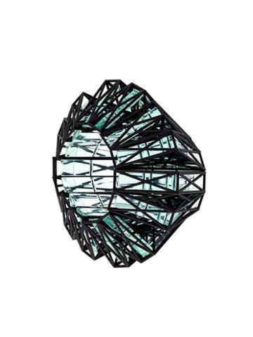 Vojd Studios 'cage Statement' Bracelet, Women's, Black