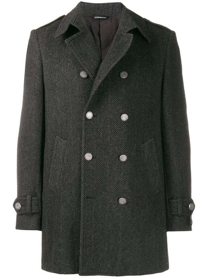 Tonello Double Breasted Jacket - Grey