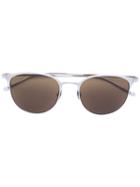 Saint Laurent - Cat Eye Sunglasses - Women - Metal - One Size, Grey, Metal
