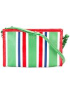 Balenciaga Striped Crossbody Bag, Women's, Leather