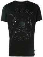 Philipp Plein Rhinestone Skull Print T-shirt - Black