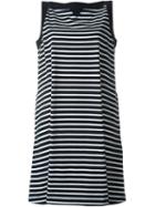 Sacai Striped Jersey Dress, Women's, Size: 3, Blue, Cotton