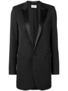 Saint Laurent Oversized Tuxedo Jacket - Black