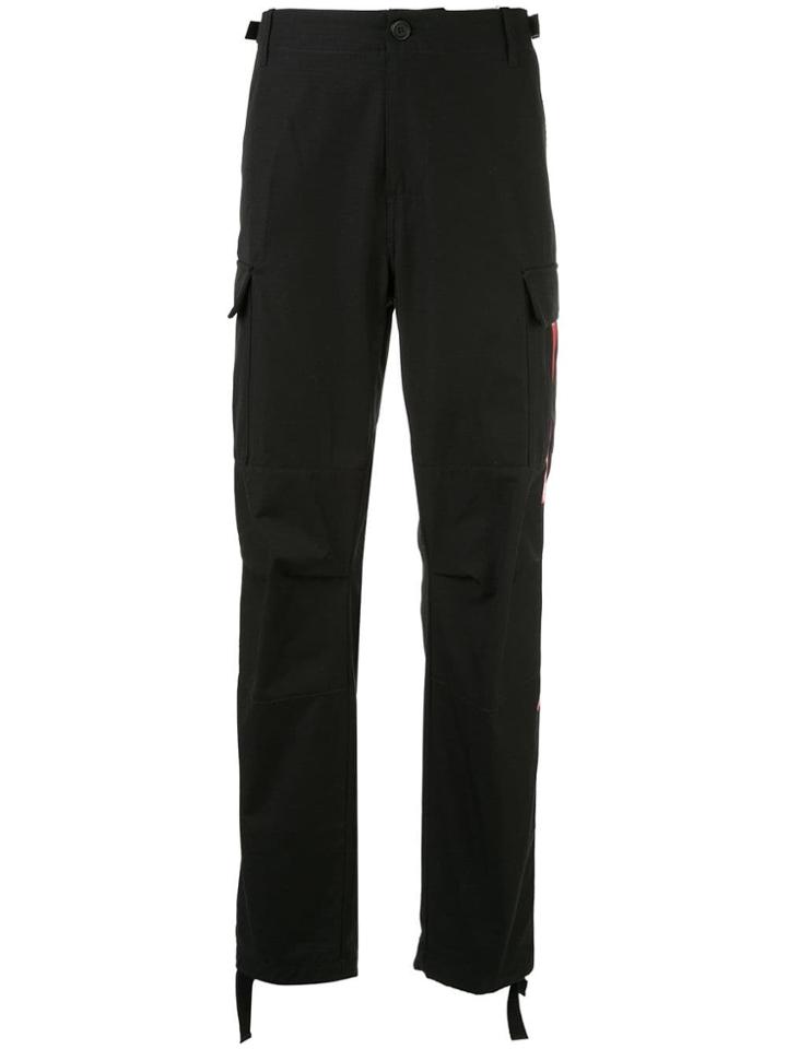 Heron Preston Pocket Cargo Trousers - Black