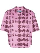 Jonathan Cohen Floral Print Shirt - Pink