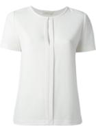 Tory Burch Shortsleeved Crepe Blouse