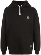 Neighborhood Logo Drawstring Hoodie - Black