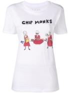 Unfortunate Portrait Chip Monks T-shirt - White