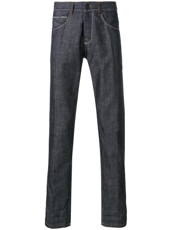 Al Duca D'aosta 1902 Roll-up Straight Jeans - Blue