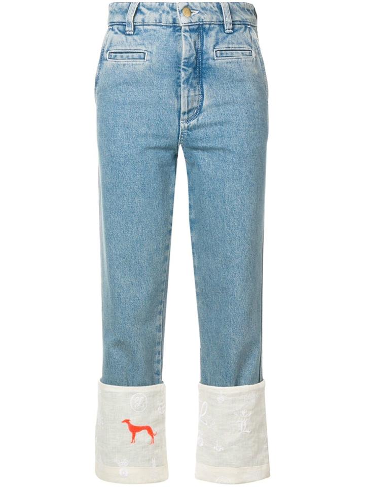 Loewe High-waisted Jeans - Blue