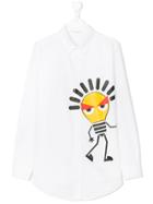 Fendi Kids Bulb Print Shirt - White