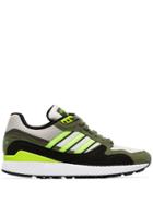 Adidas Green Ultra Tech Suede Low-top Sneakers