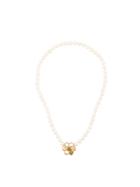 Delfina Delettrez 9kt Yellow Gold To Bee Or Not To Be Pearl Necklace -