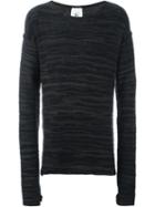 Lost & Found Rooms Crew Neck Jumper, Men's, Size: Xs, Grey, Cotton/acrylic/merino