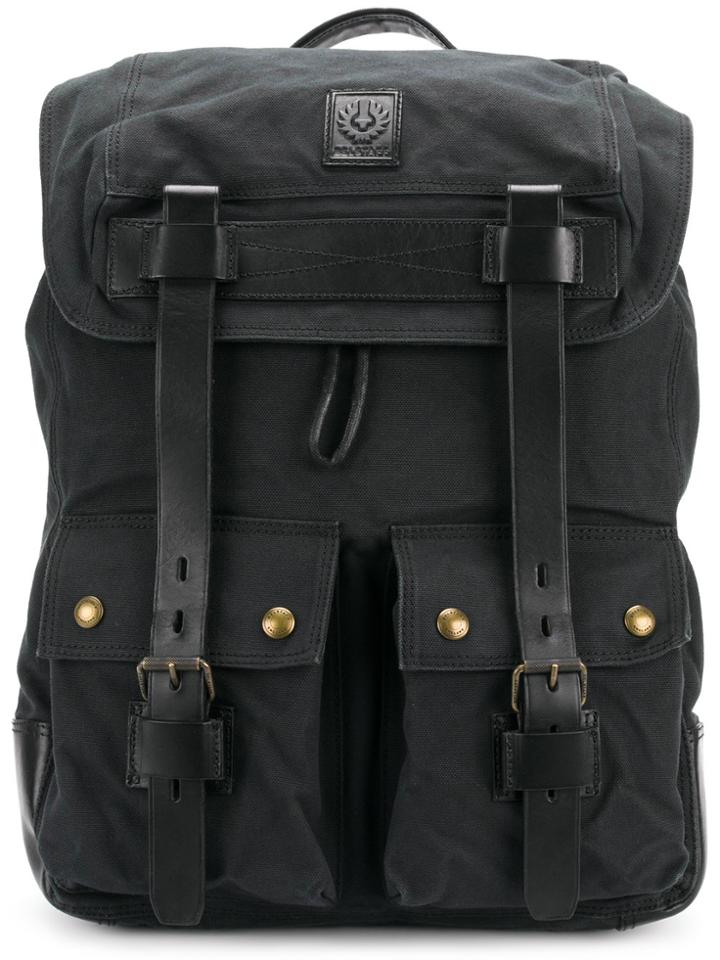 Belstaff Multi-pocket Backpack - Black