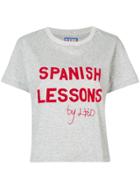 Lhd Slogan Print T-shirt - Grey