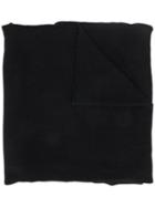 Be Blumarine Long Logo Scarf - Black