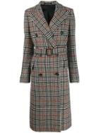 Tagliatore Glen Houndstooth Check Coat - Neutrals