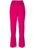 The Gigi Contrast Applique Flared Pants - Pink & Purple