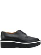 Clergerie Lace-up Platform Shoes - Black