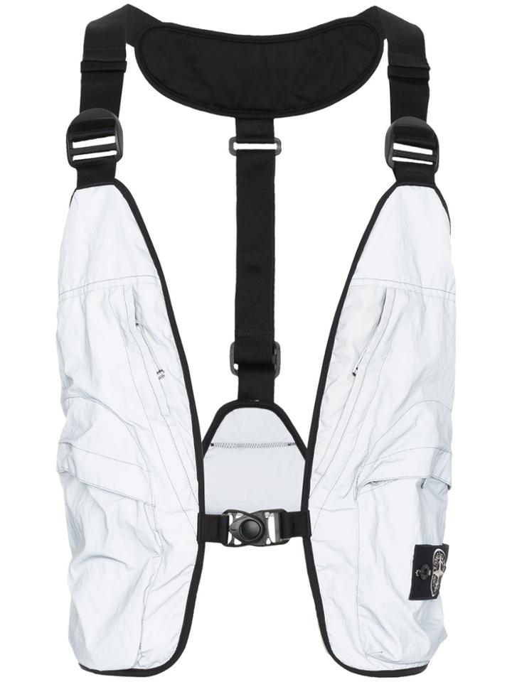 Stone Island Reflective Utility Vest - Grey