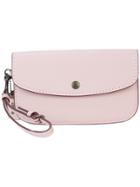 Coach Foldover Top Clutch - Pink & Purple