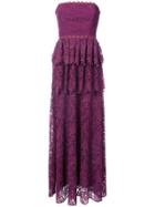 Zac Zac Posen Helena Gown - Pink & Purple