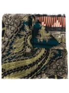 Etro Mixed Print Scarf, Women's, Silk