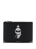 Karl Lagerfeld K/treasure Pouch Bag - Black