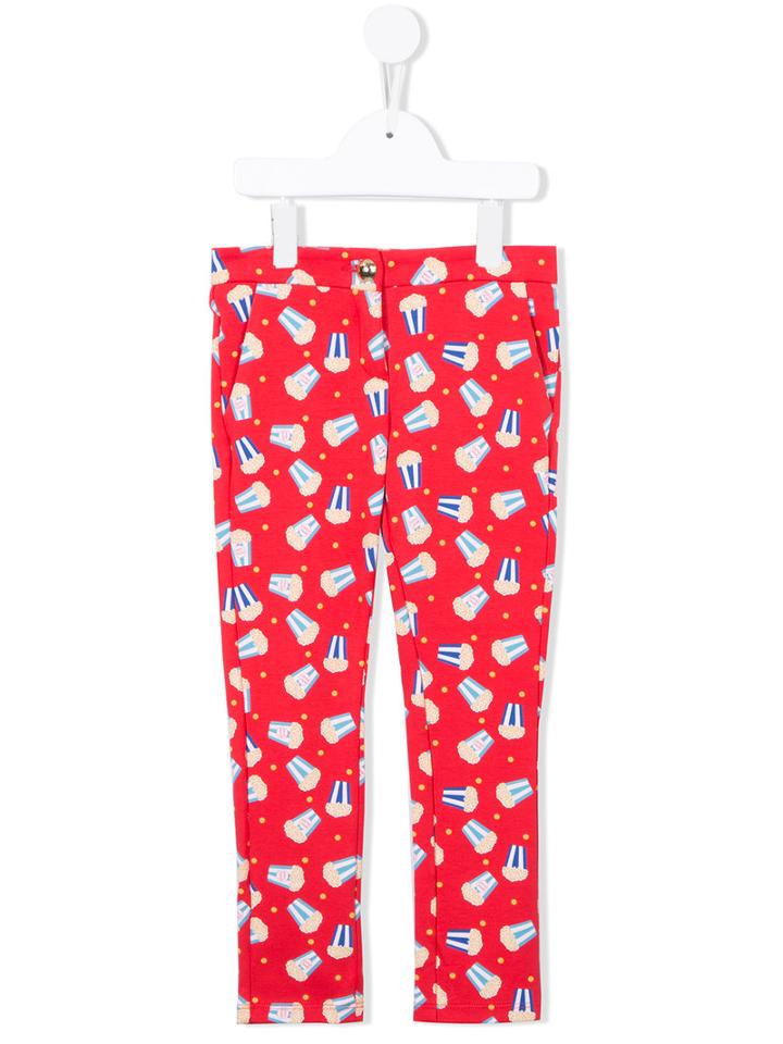 Little Marc Jacobs Popcorn Print Trousers, Girl's, Size: 6 Yrs, Red