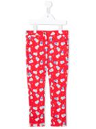 Little Marc Jacobs Popcorn Print Trousers, Girl's, Size: 6 Yrs, Red