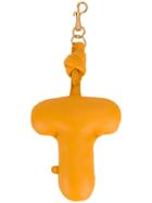 Anya Hindmarch Chubby T Charm - Yellow & Orange
