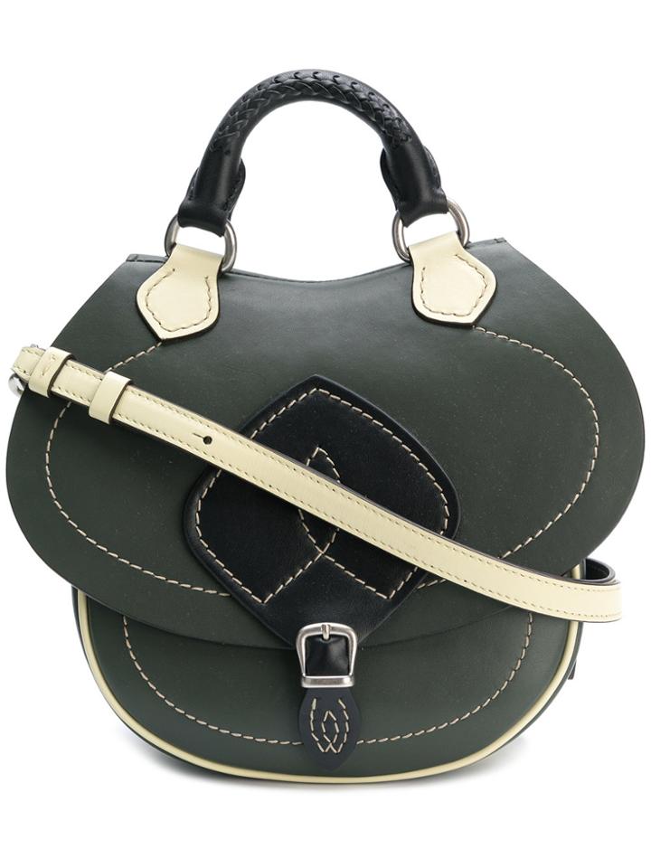 Maison Margiela Small Bag-slide Saddle Bag - Green