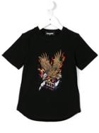 Dsquared2 Kids Eagle T-shirt, Boy's, Size: 12 Yrs, Black