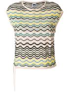 M Missoni Embroidered Sleeveless Top - Nude & Neutrals