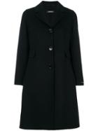 's Max Mara - Flared Midi Coat - Women - Silk/angora/virgin Wool - 42, Black, Silk/angora/virgin Wool